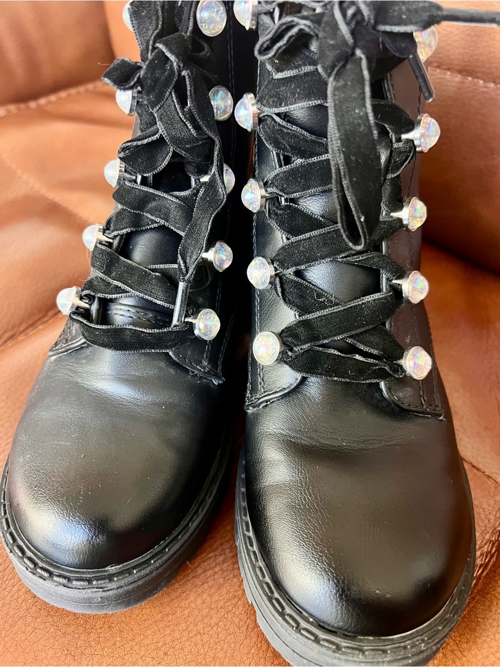 Art Class black combat boots size 1